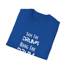 Load image into Gallery viewer, Unisex Save The Drums Tee