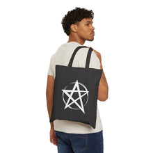 Load image into Gallery viewer, Cotton Canvas Tote Bag - Pentagram