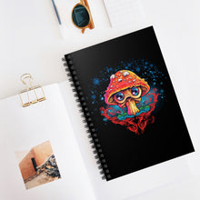 Load image into Gallery viewer, Mushroom Spiral Notebook - Ruled Line