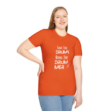 Load image into Gallery viewer, Unisex Save The Drums Tee