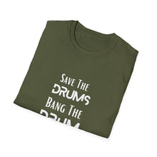 Load image into Gallery viewer, Unisex Save The Drums Tee