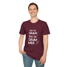Load image into Gallery viewer, Unisex Save The Drums Tee