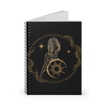 Load image into Gallery viewer, Goddess Spiral Notebook - Ruled Line