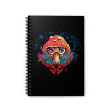 Load image into Gallery viewer, Mushroom Spiral Notebook - Ruled Line