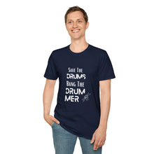 Load image into Gallery viewer, Unisex Save The Drums Tee