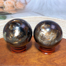 Load image into Gallery viewer, Natural Phlogopite Golden Flash Sphere