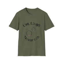 Load image into Gallery viewer, Men&#39;s Live, Laugh, Toaster Bath Tee
