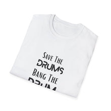 Load image into Gallery viewer, Unisex Save The Drums Tee
