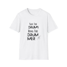 Load image into Gallery viewer, Unisex Save The Drums Tee
