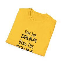 Load image into Gallery viewer, Unisex Save The Drums Tee

