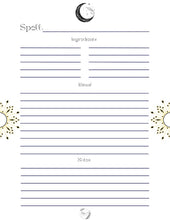 Load image into Gallery viewer, Paperback Moon Spell Book/Notebook
