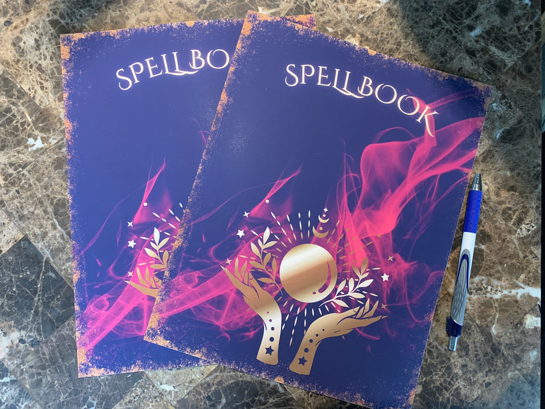 Paperback Red Spell Book/Notebook