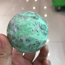 Load image into Gallery viewer, Green Moonstone Sphere
