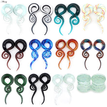 Load image into Gallery viewer, 2pcs Glass Spiral Earrings

