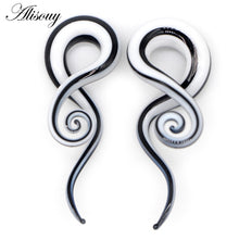Load image into Gallery viewer, 2pcs Glass Spiral Earrings
