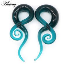 Load image into Gallery viewer, 2pcs Glass Spiral Earrings
