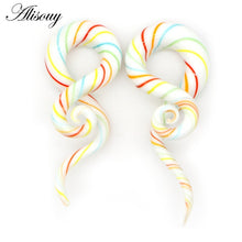 Load image into Gallery viewer, 2pcs Glass Spiral Earrings
