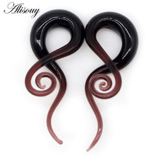 Load image into Gallery viewer, 2pcs Glass Spiral Earrings
