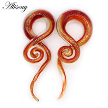 Load image into Gallery viewer, 2pcs Glass Spiral Earrings
