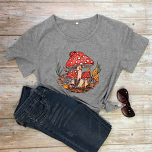 Load image into Gallery viewer, Colored Wild Mushroom Women&#39;s T-shirt
