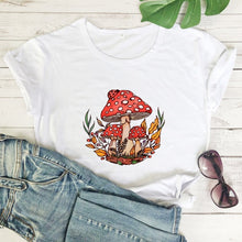 Load image into Gallery viewer, Colored Wild Mushroom Women&#39;s T-shirt
